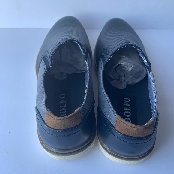Adolpho Men  Shoes S/Luca 7 Size 8 Navy. - Picture 2 of 10